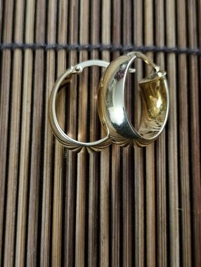 18k Yellow Gold Hoop Earrings